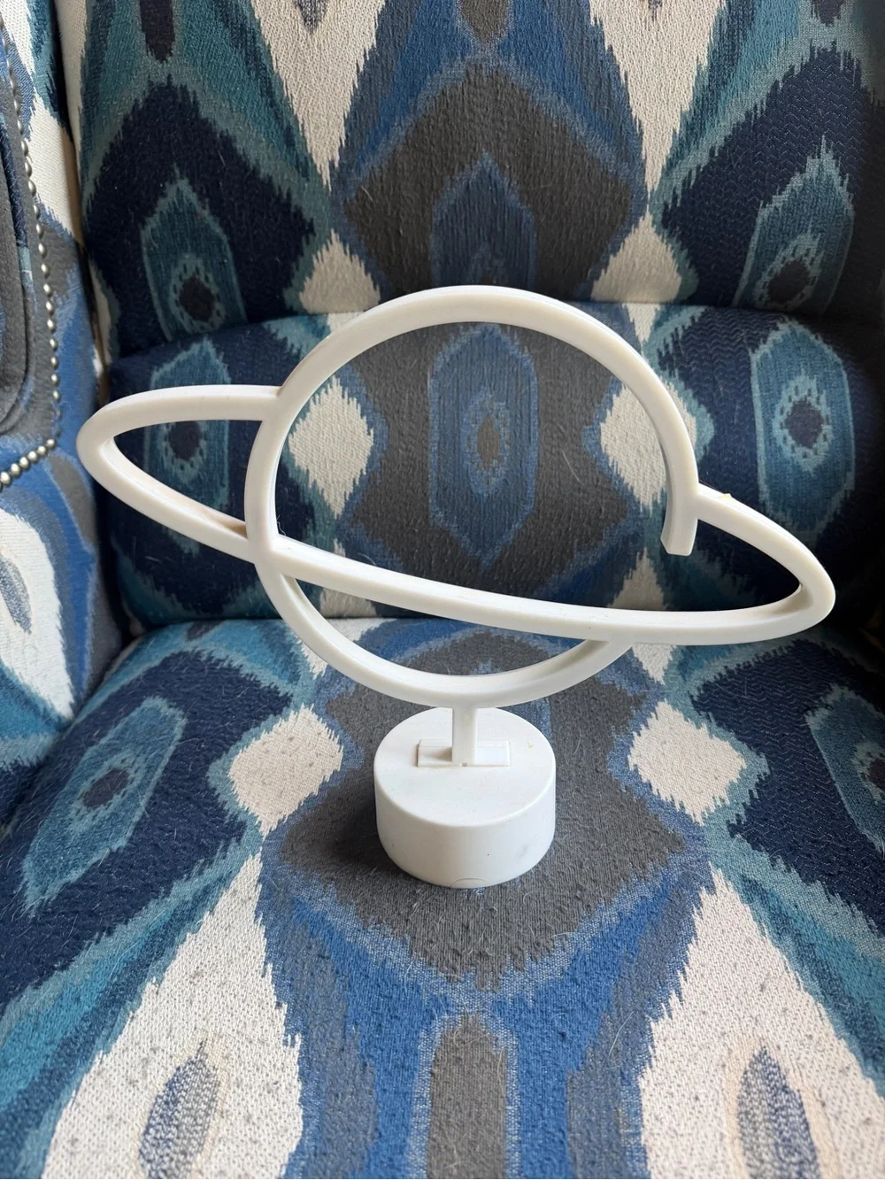 Ariana Grande White Saturn Ring LED Light